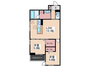 エントピア東雲の物件間取画像